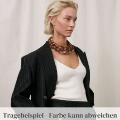 Vanessa Baroni Halsketten|Xl Great Necklace Grey Marble