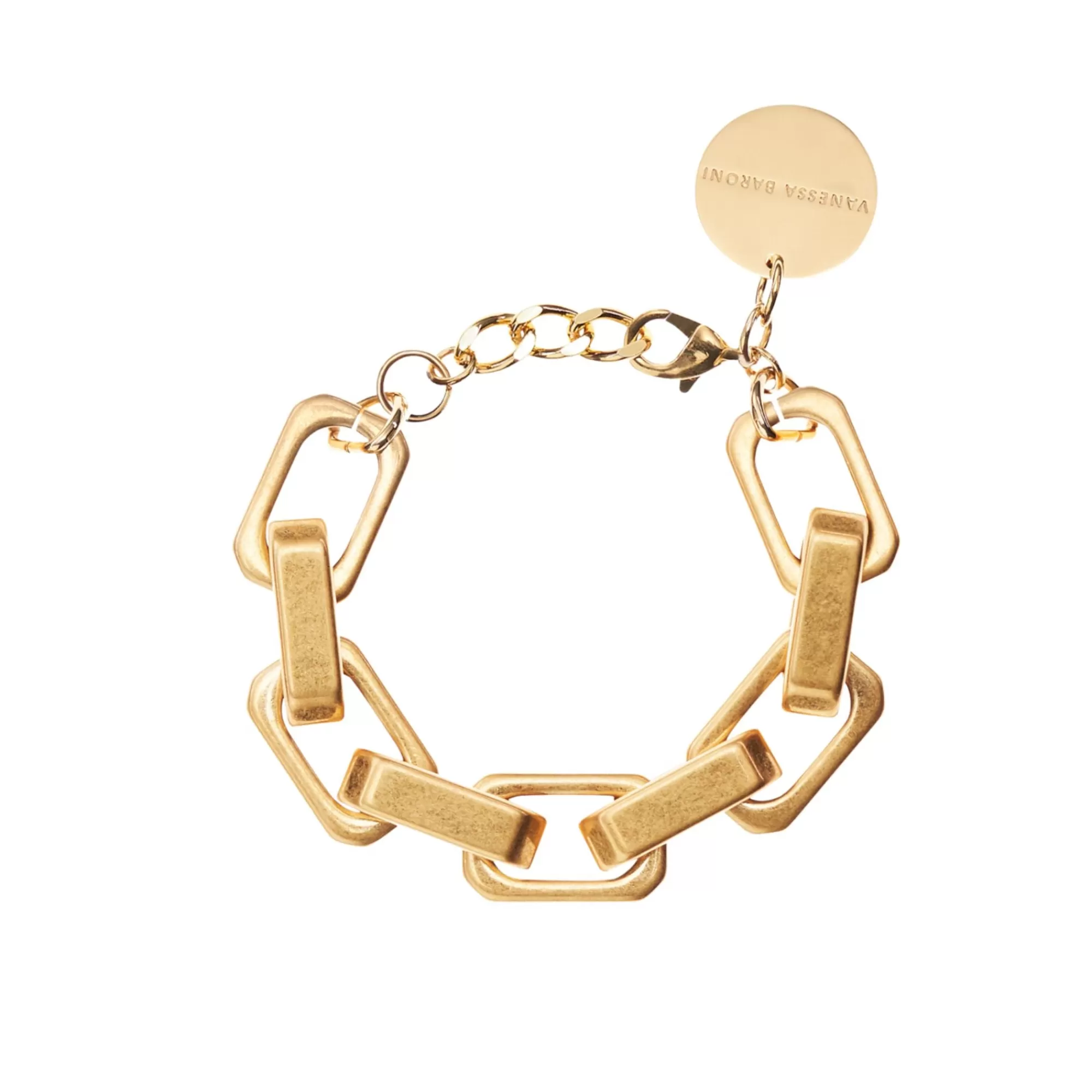 Cheap Vanessa Baroni Big Tank Bracelet Gold Vintage