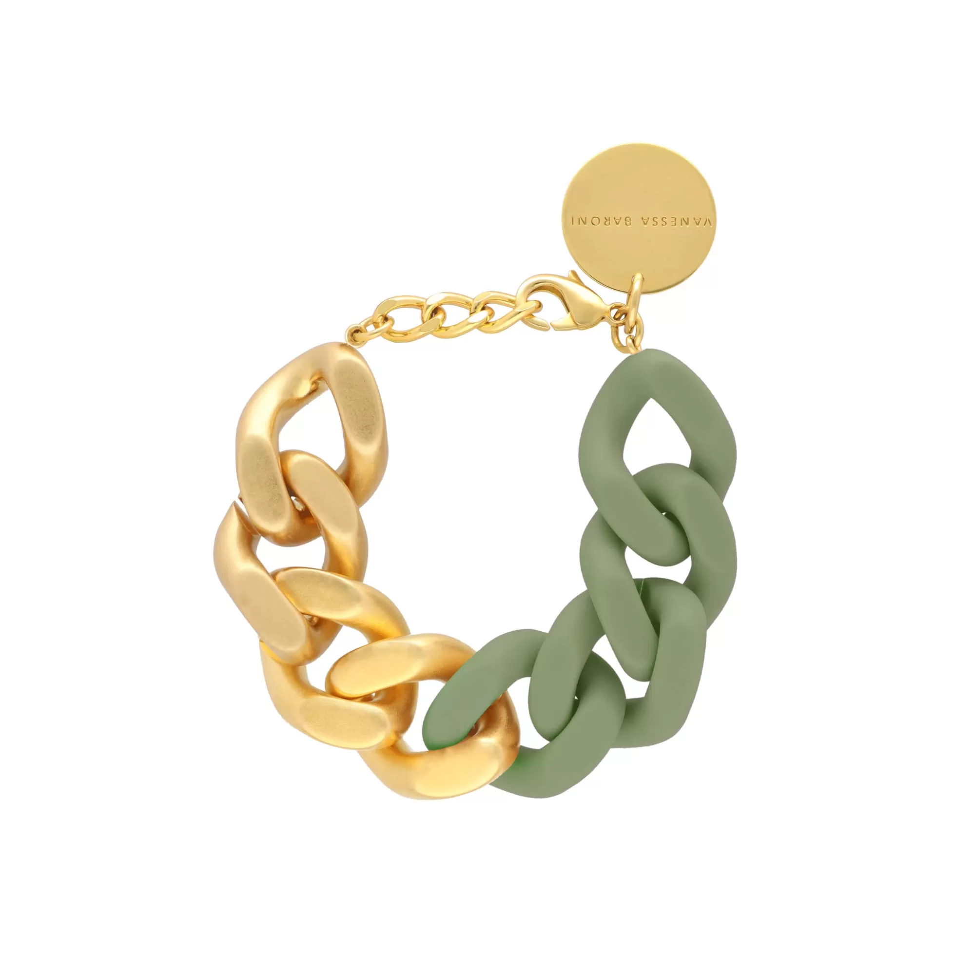 Sale Vanessa Baroni Great Bracelet 2 Color Gold - Matt Mint
