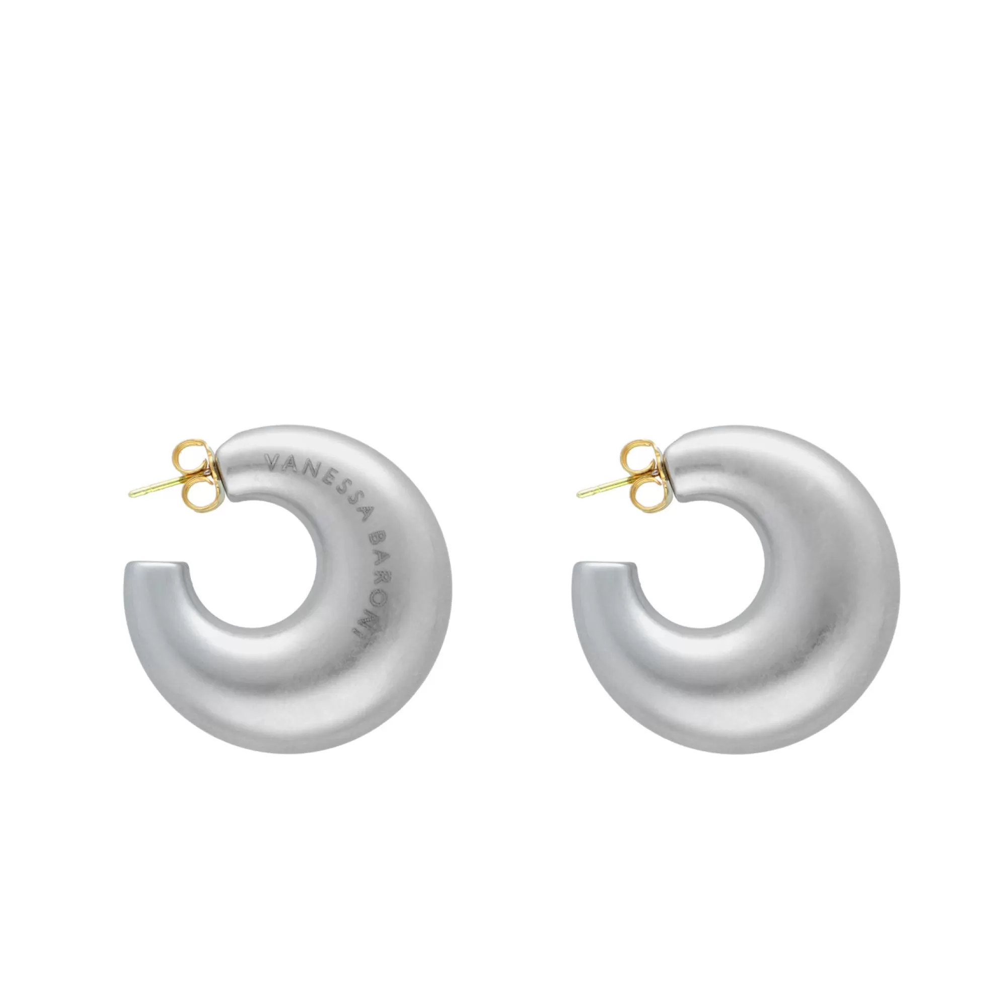 Outlet Vanessa Baroni Moon Earring Silver Vintage